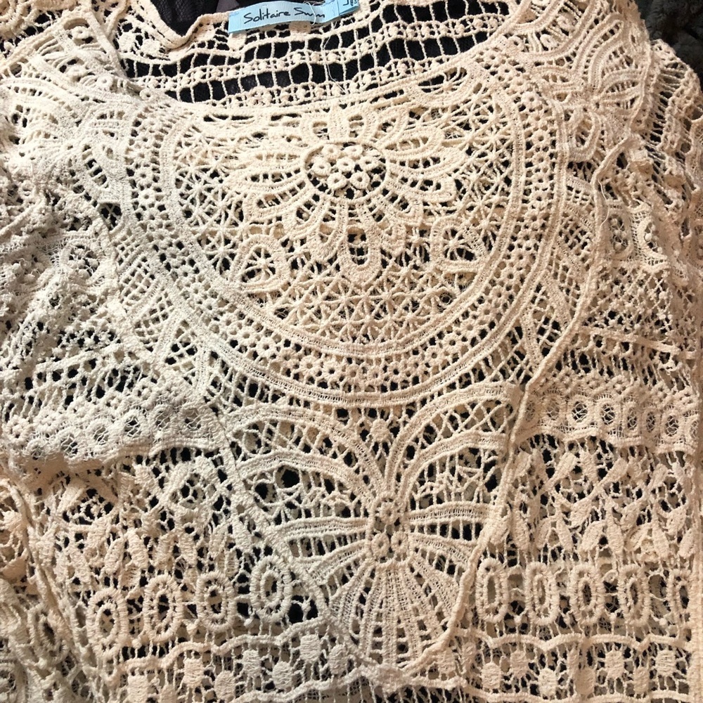 Solitaire Swim Crochet Coverup - Picture 6 of 8